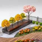紙紮豪華花園庭院：圖片 4