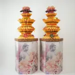 彩色蓮花塔