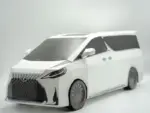 紙紮LEXUS LM 300h(白)(大)：圖片 3