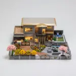 紙紮田園別墅+豪華花園庭院