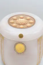 九品金雕蓮花伊朗紫玉：圖片 2
