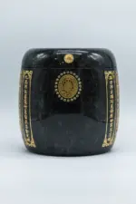 九品金雕蓮花閃玉骨灰罈