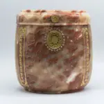 九品金雕蓮花墨西哥紅龍骨灰罈